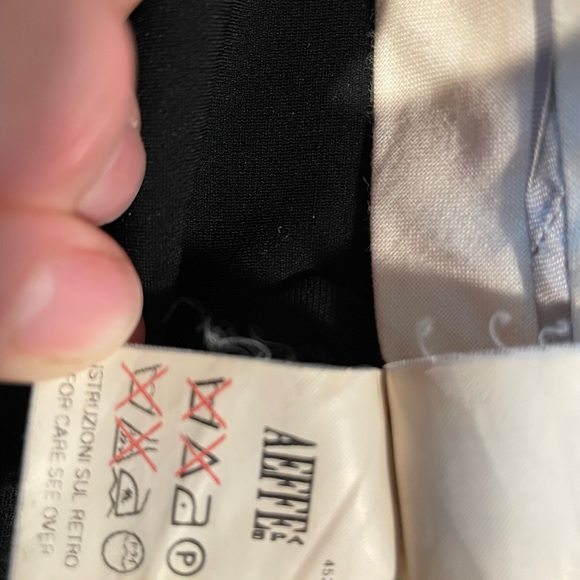 Moschino Vintage Wide Leg Trouser In Black - Picture 11 of 13